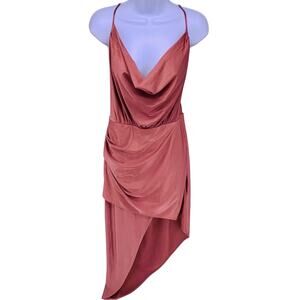 Lulu's Rust Midi Dress